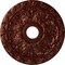 Ekena Millwork Spring Leaf Medallion (Canopies up to 5 5/8"), 19 7/8"OD x 3 5/8"ID x 1 1/4"P, Antique Copper CM19SPACS - alternate 1